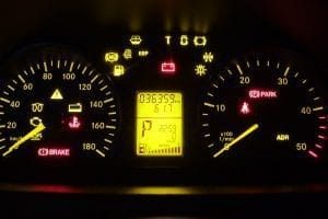 car dashboard light